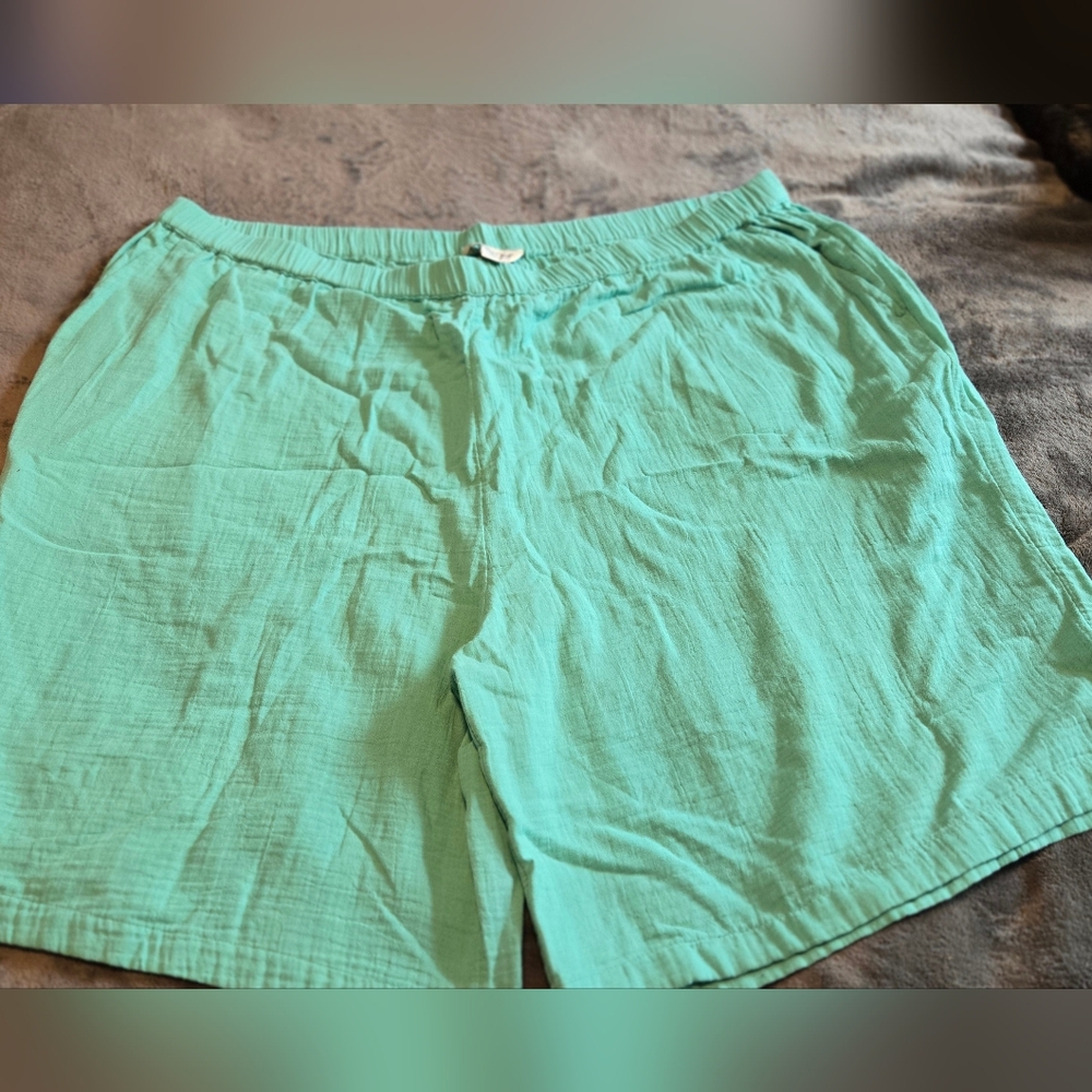 Coldwater Creek Gauze Shorts (Size 3X)